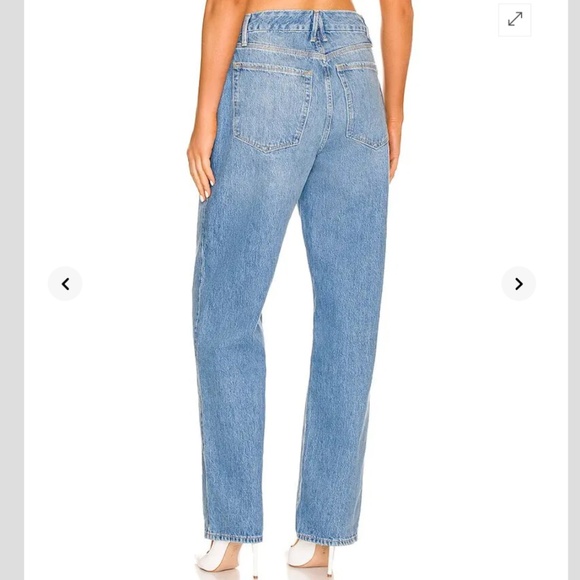 GOOD AMERICAN  Good 90s Looseblue - Indigo054 size 18 x 33 inch inseam - Picture 4 of 8